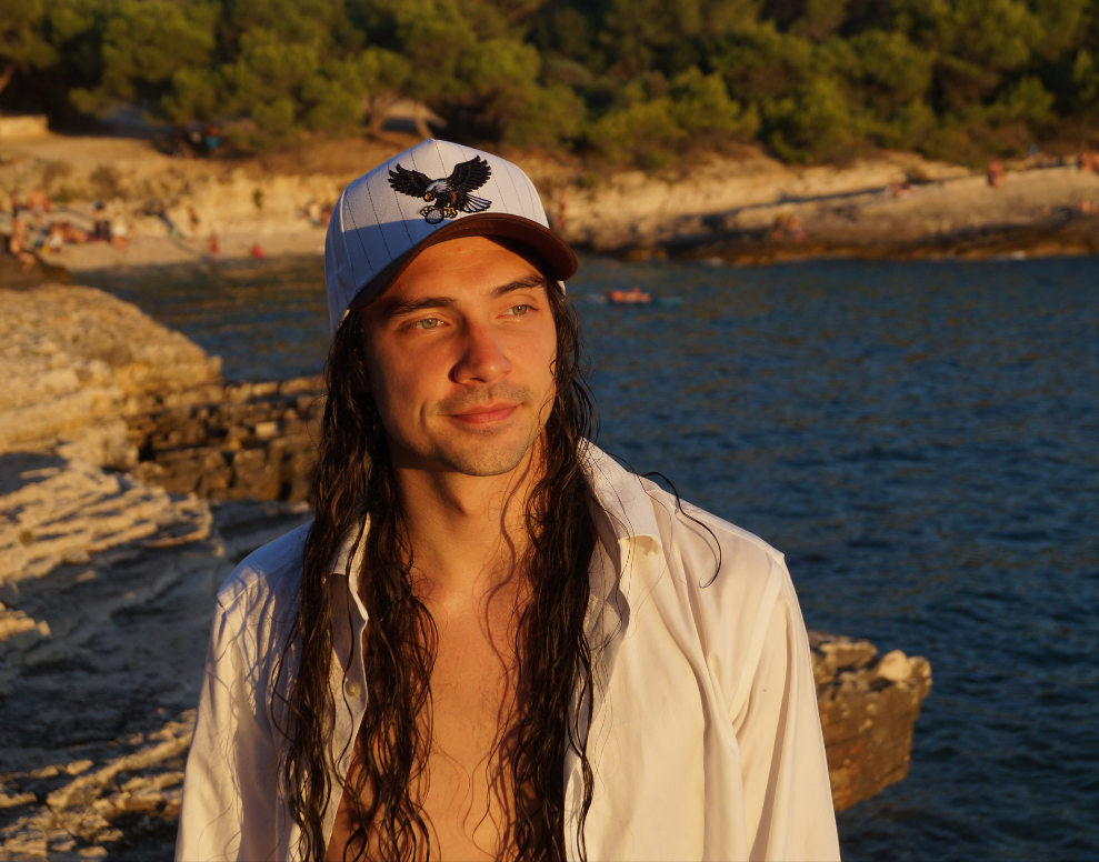 Pinstripe Eagle hat