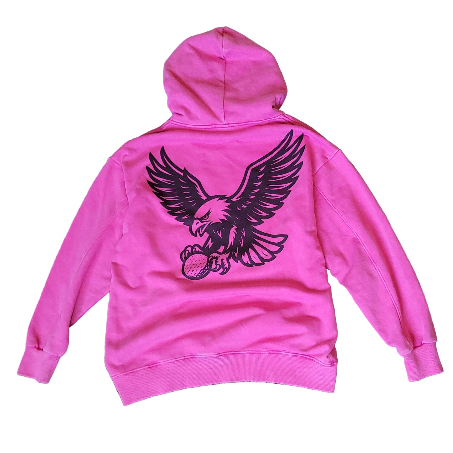 Acid wash hoodie. Pink