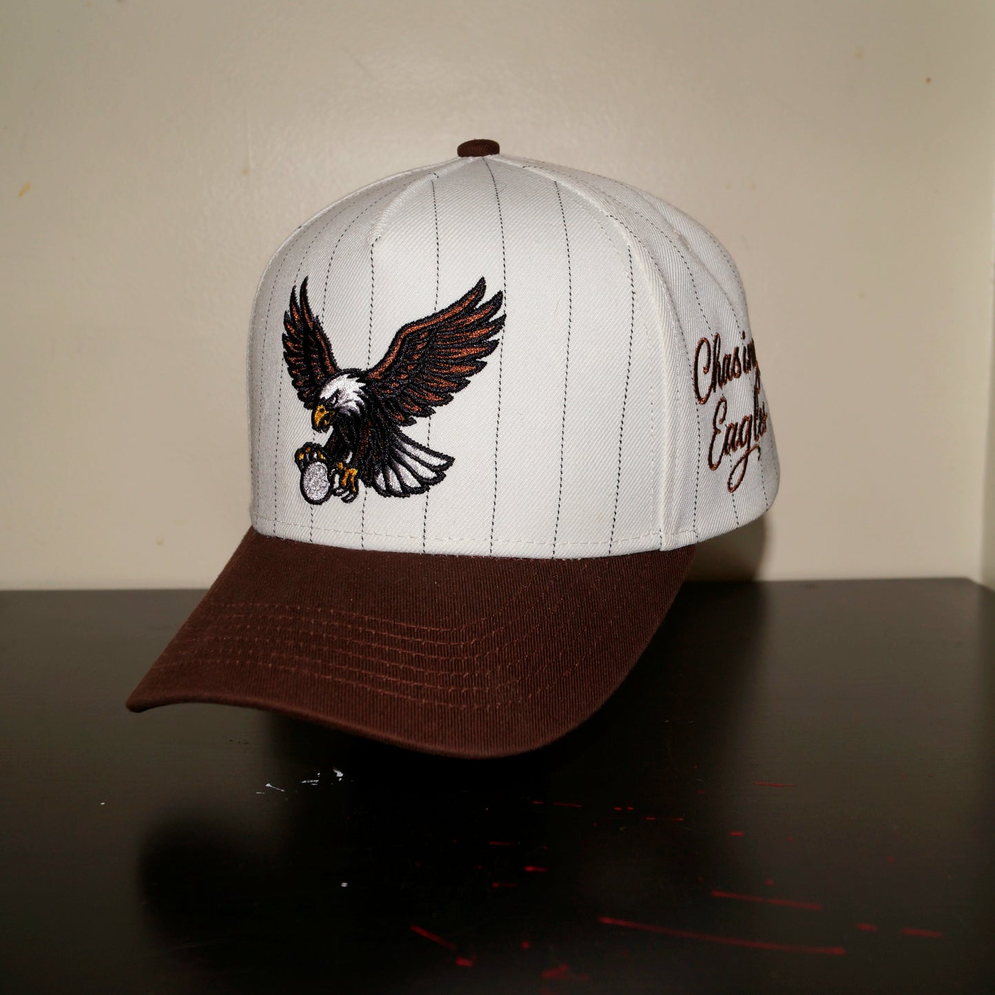 Pinstripe Eagle hat