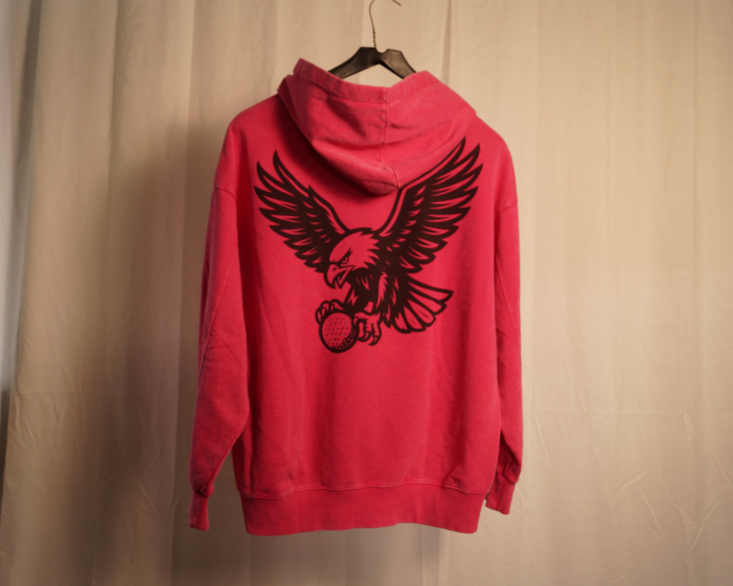 Acid wash hoodie. Pink