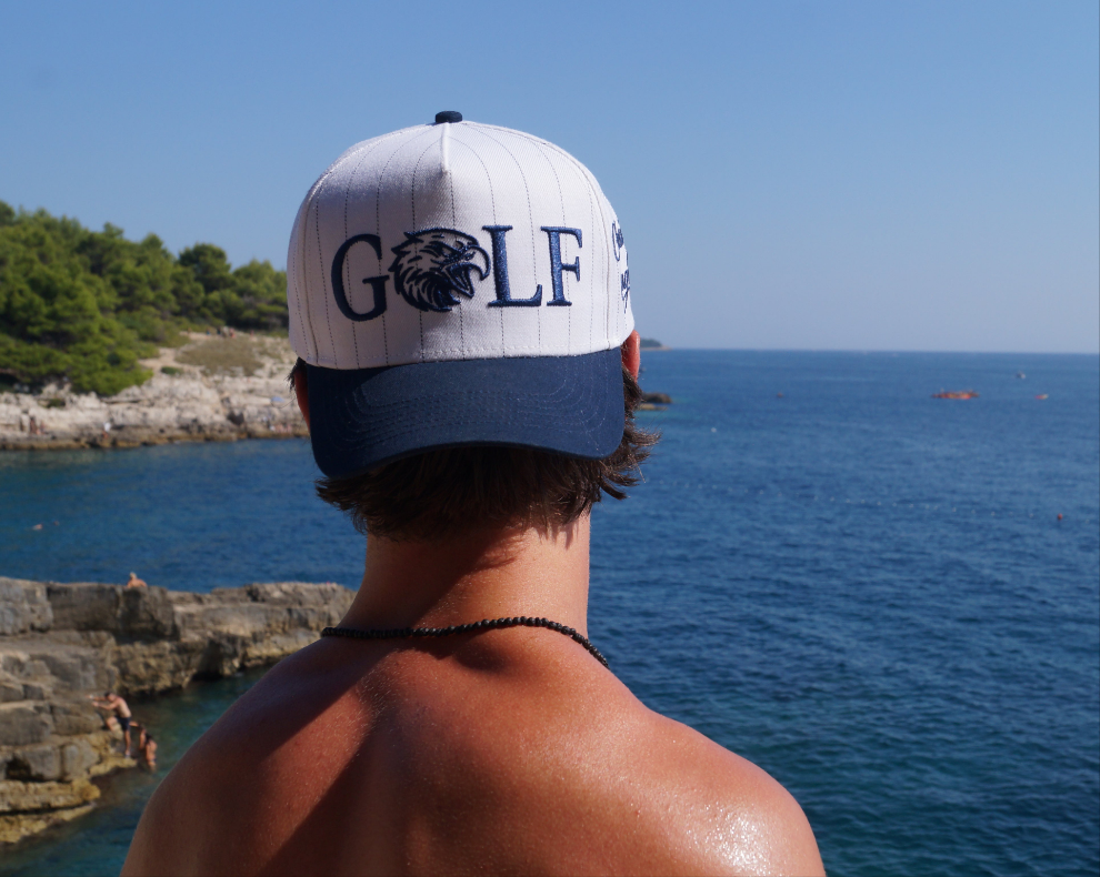 Pinstripe GOLF hat